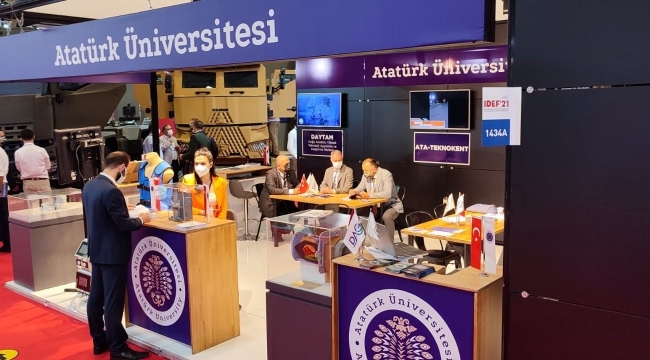 Atatürk Üniversitesi IDEF 2021'de ziyaretçilerini ağırladı