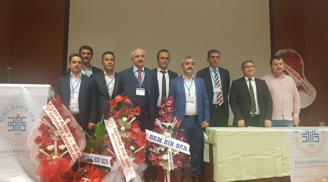 Büro Memur-Sen Erzurum Şube Başkanlığı seçimlerinde değişim