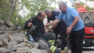 Çöken binadan saniyelik inanılmaz kurtuluş