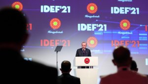 Cumhurbaşkanı Erdoğan, "Türkiye son 19 yılda diğer pek çok alan gibi savunma sanayinde de adeta bir devrim gerçekleştirmiştir"