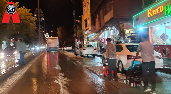 Erzurum'da Ağustos dolusu etkili oldu