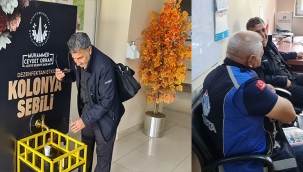 Gözlük olmayınca Cennet çeşmesi sandı, soluğu zabıtada aldı