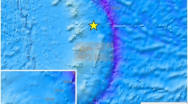 Güney Atlantik'te 7.5 büyüklüğünde deprem