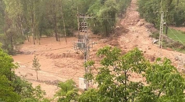 İspir'de sel felaketi: 1 kişi kayıp