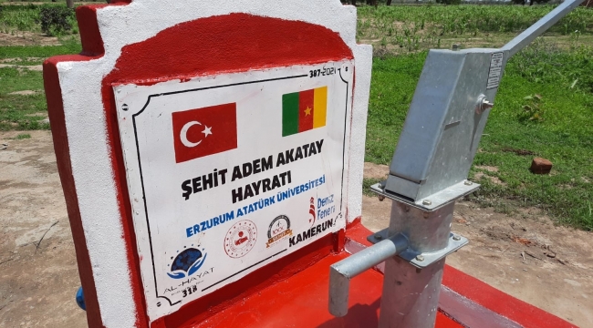 Şehit Adem Akatay'ın adı Kamerun'da yaşatılacak