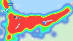 Vaka yoğunluğunun en yüksek olduğu il Rize