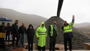 DSİ 8. Bölge Müdürü Yavuz Turnaçayırı barajında incelemede bulundu