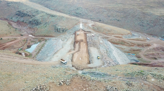  Köşk Barajı'nda çalışmalara devam