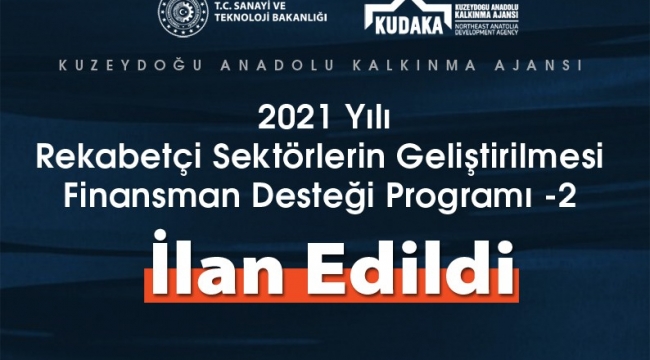 2021 yılı rekabetçi sektörlerin geliştirilmesi finansman desteği programı ilan edildi