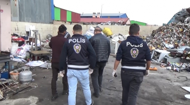 Erzurum'da nihayet; Hırsızların çaldığı kablo ve inşaat malzemelerini satın alan hurdacılar yakayı ele verdi