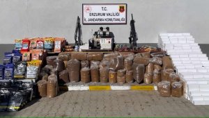 Erzurum'da tütüncüler Jandarmadan kaçamadı