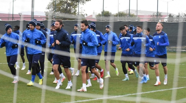 Erzurumspor Nazilli maçı hazırlıklarını tamamladı