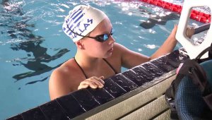 İsviçre ve Belçika yüzme milli takımları Erzurum'da kamp yapıyor