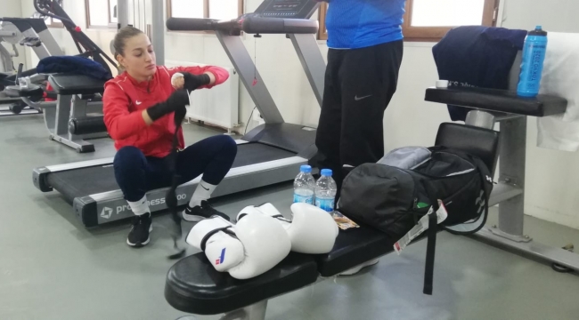 Olimpiyat ikincisi Buse Naz Çakıroğlu Dünya Şampiyonası öncesi Erzurum'da kampa girdi
