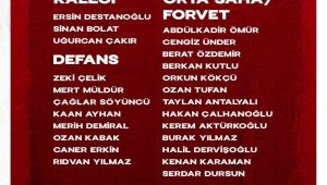 A Milli Takım aday kadrosu açıklandı