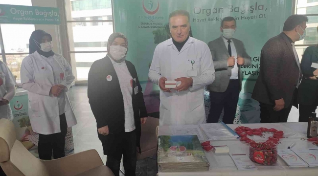 Erzurum Şehir Hastanesi'nde Organ Haftası etkinliği