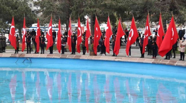 Erzurum'da 10 Kasım Atatürk'ü anma töreni