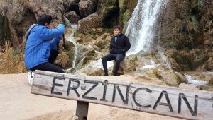 Girlevik Şelalesinde sonbahar güzelliği