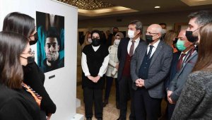 Kadın şiddetine yönelik farkındalık sergisi, Atatürk Üniversitesinde açıldı