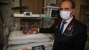 Prematüre bebekler için pasta kesildi