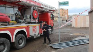 Erzurum'da şiddetli fırtına...