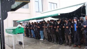 Lodosta çatıdan düşen işçi Erzurum'da son yolculuğuna uğurlandı