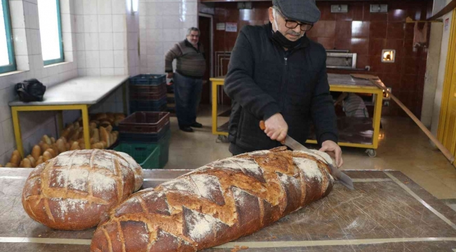 15 kiloluk balina ekmeğe yoğun ilgi