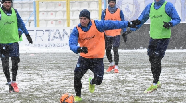 BB Erzurumspor'da Bandırmaspor maçı hazırlıkları sürüyor