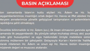 Diyanet'ten Hz. Adem ve Hz. Havva'ya yönelik tartışma ve polemiklere cevap
