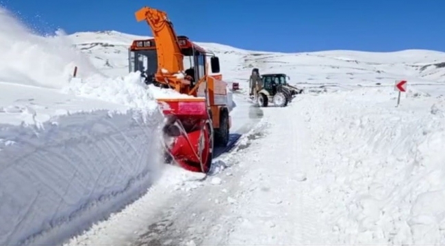 Kar Erzurum'da hayatı felç etti, bin 186 mahallenin 700'üne ulaşım sağlanamıyor