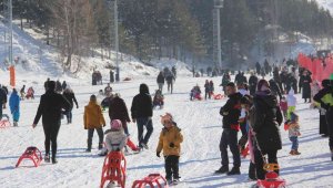 Palandöken'de doluluk oranı yüzde yüze ulaştı