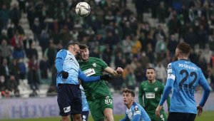 Timsah dişli çıktı; Bursaspor: 0 - Erzurumspor: 0