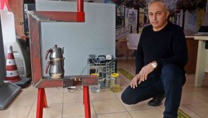 1,5 litre benzinle 3 gün boyunca ısıtan soba yaptı