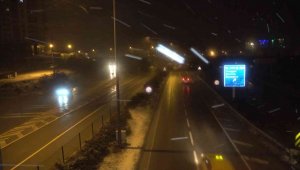 43 ilin geçiş güzergahında kar yağışı başladı