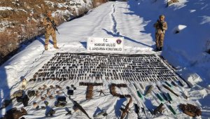 Eren Kış-18 operasyonunda çok sayıda mühimmat ele geçirildi