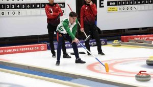 Erzurum'da curling ligi heyecanı