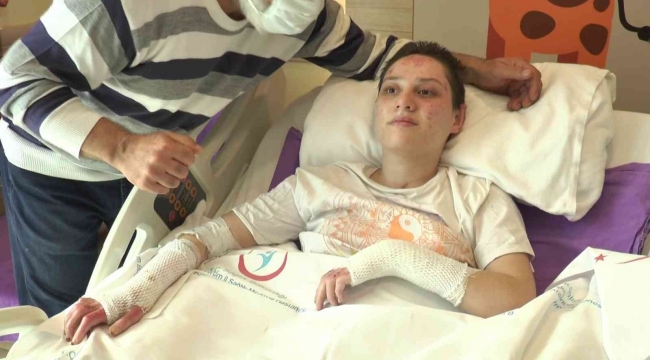 Kafe yangınında ağır yaralanan genç kız: "Son 2 ayı hatırlamıyorum"