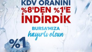 KDV indirimiyle su faturaları daha da düşecek