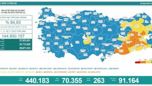 Son 24 saatte korona virüsten 263 kişi hayatını kaybetti