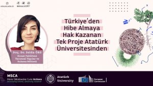 Türkiye'den hibe almaya hak kazanan tek proje Atatürk Üniversitesi'nden