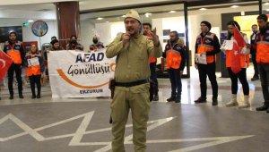 AFAD Erzurum Gönüllüleri Çanakkale'yi unutmadı