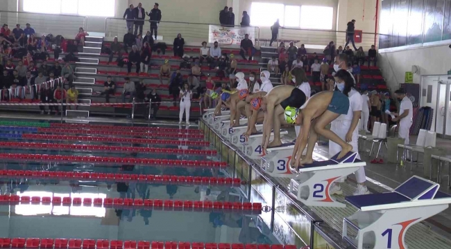 Ana Lig yüzme yarışları Erzurum'da yapılıyor
