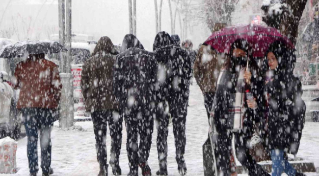 Doğu Anadolu Bölgesi'nde kar yağışı ve soğuk hava etkili oluyor