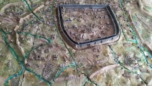 Erzurum'un 1800'lü yıllardaki dev maketini yaptı