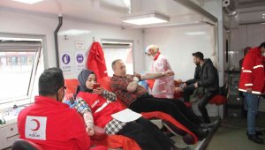 Oltu Beşeri ve Sosyal Bilimler Fakültesinden kan bağışına destek