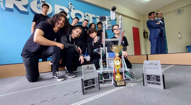 Türkiye şampiyonu robot, ABD'de dünya robotlarına meydan okuyacak