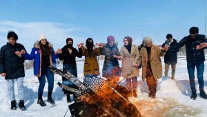 Yakutiye Gençlik Merkezi'nde nevruz ateşi