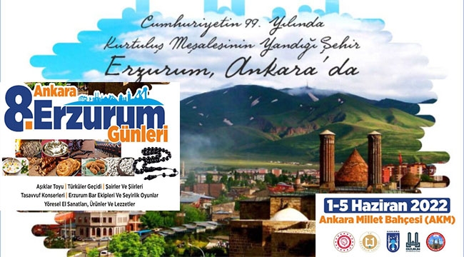 Başkent'te "Erzurum Günleri" hazırlıkları
