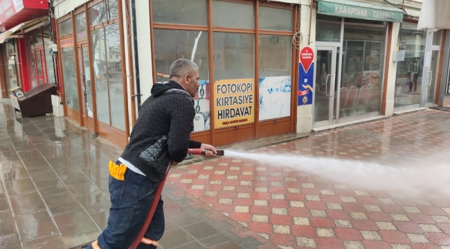 Cadde ve sokaklarda bahar temizliği