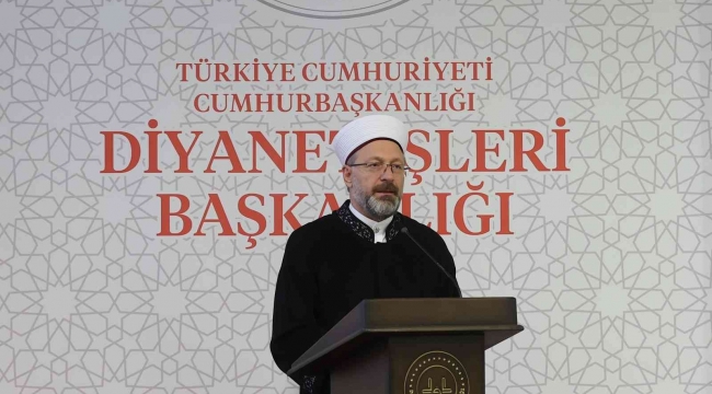 Diyanet İşleri Başkanı Erbaş: "Türkiye'nin hac kontenjanı..."